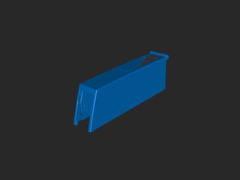 Siatka punktów uzyskana ze skanowania 3D obudowy sterownika